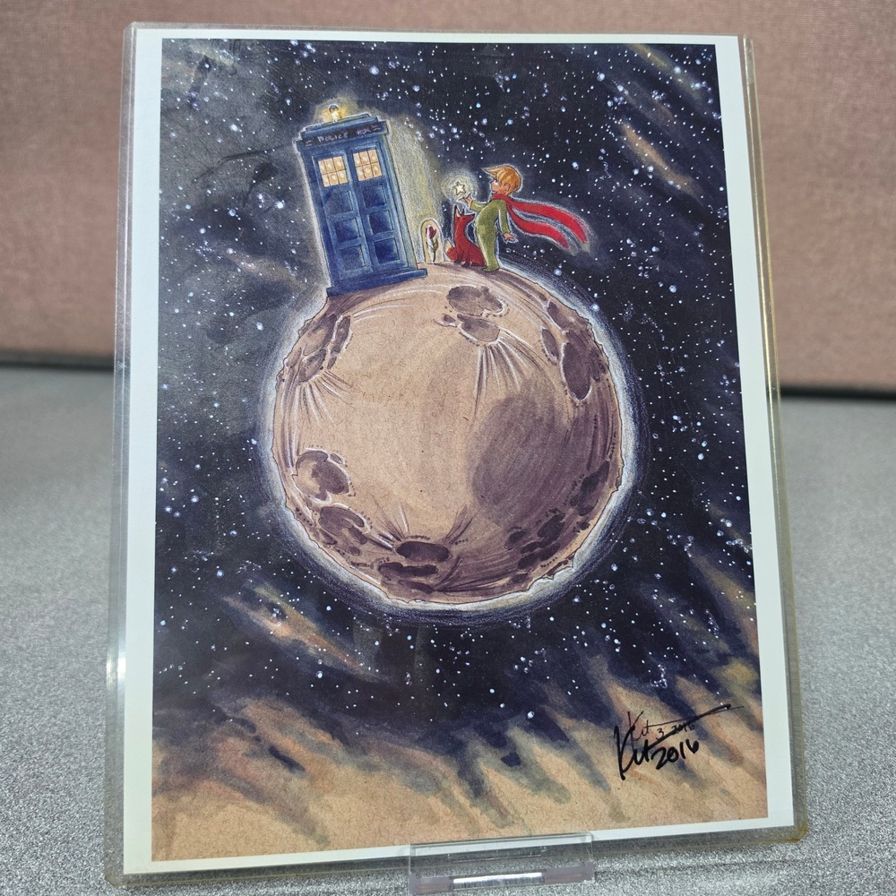 Doctor Who Little Prince Crossover Art Print 8.5x11 Excellent Kit Signed Print